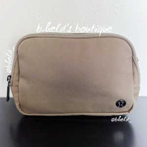 lululemon Everywhere Belt Bag *Canvas (Cotton) in Artifact One Size 1L New NWT